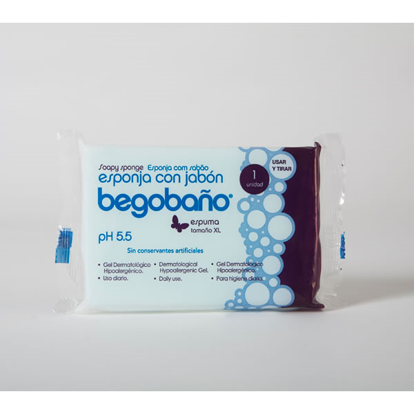 Esponja Jabonosa Begobaño – 30 Stück Seifenschwämme Zum Peelen & Reinigen, Für Körper & Gesicht, Einfach Zu Verwenden