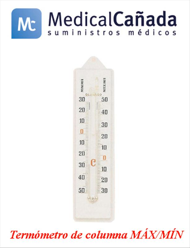 estaño cuota de matrícula espalda Termómetro temperatura máxima-mínima -20+50º | Medical Cañada