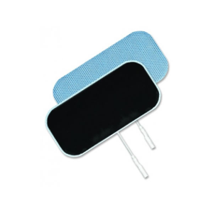 Electrodos de tela rectangulares  para Tens de 5 x 10 cm Bolsa 4 udes