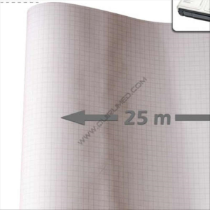 Rllo papel electro 216 mm x 25 m (int.mm) udad