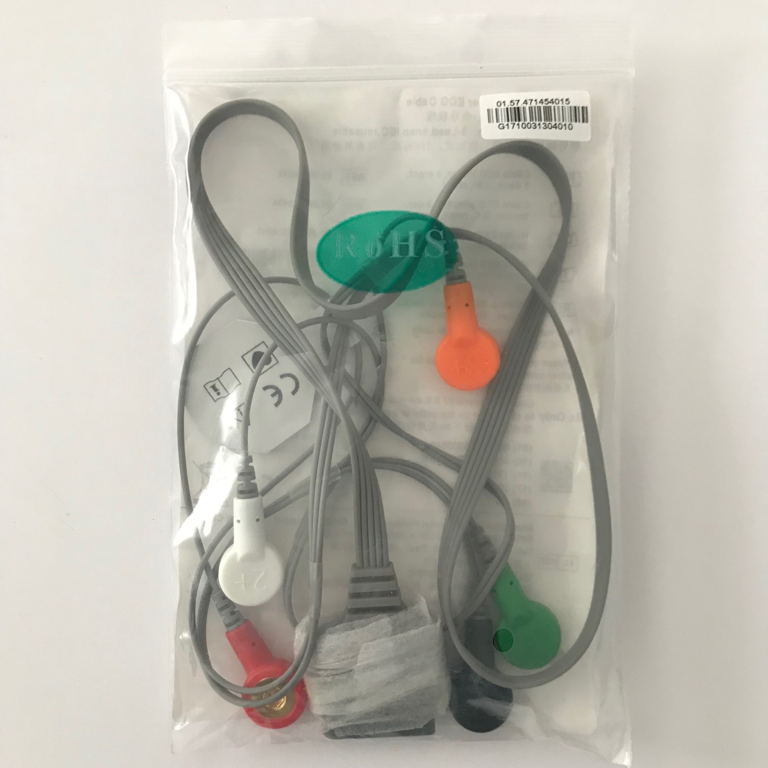 Cable 5-Electrodos ECG Holter 3 Derivaciones