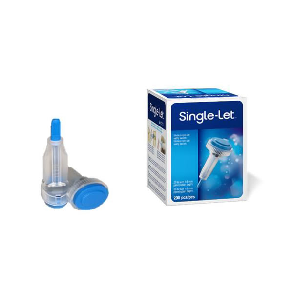Single-Let next Lancetas de seguridad Caja de 200 uds
