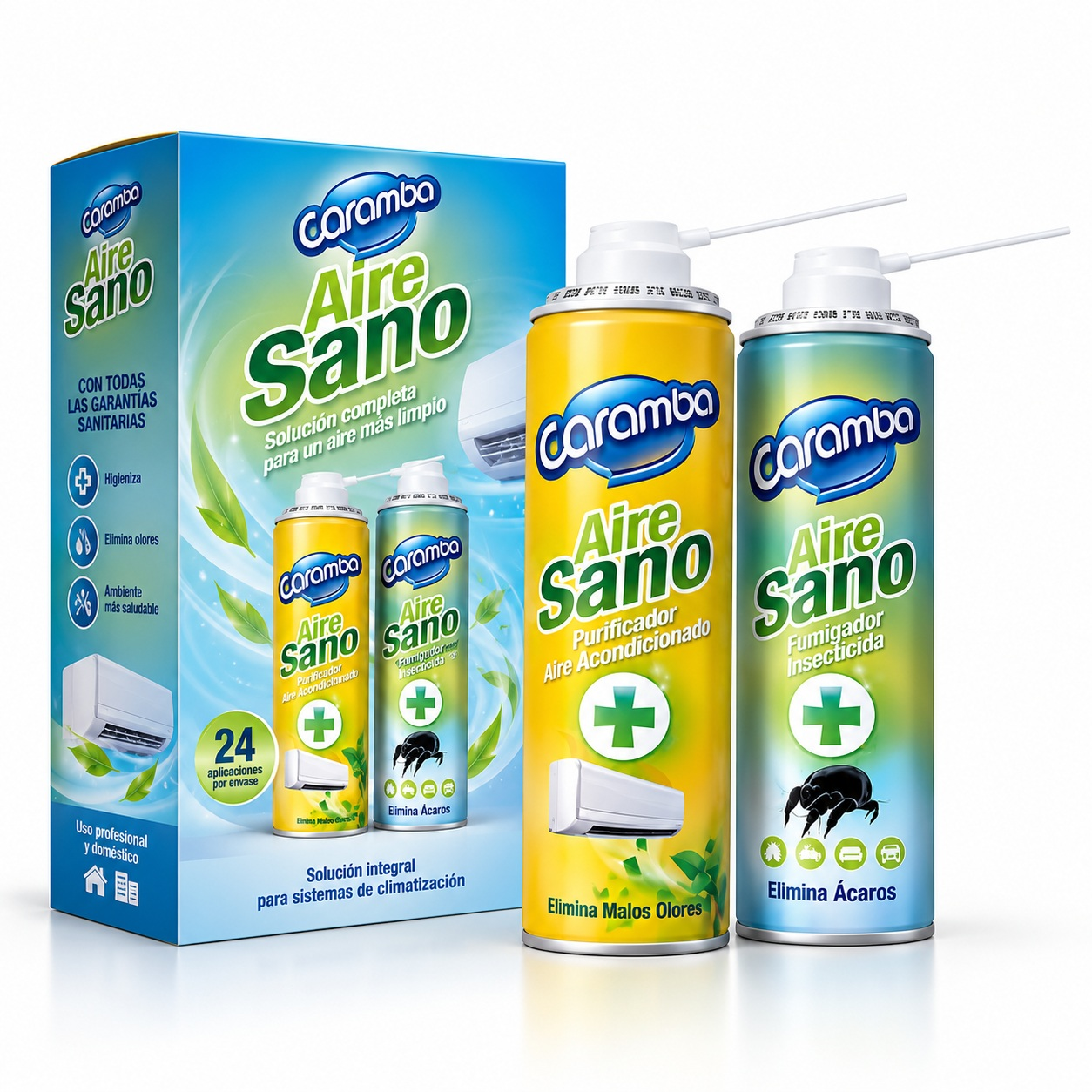 Tidas Climatizacion Desinfeccion de Aire Acondicionado 2 x 600 ml