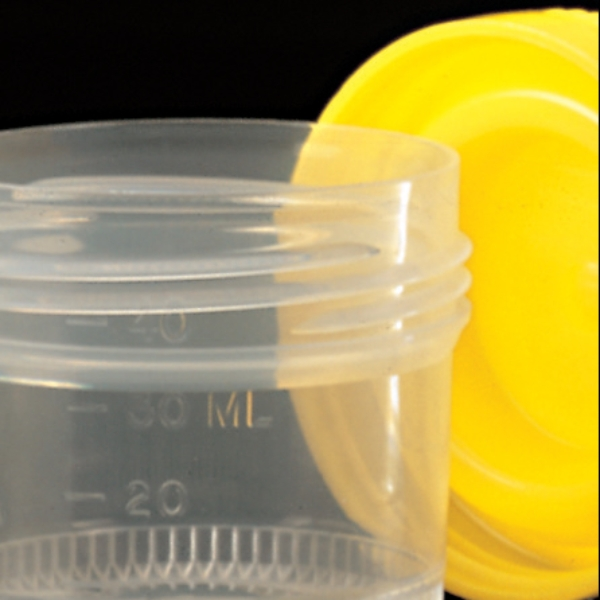 Frascos de seguridad a rosca de 120 ml Caja de 300 unidades