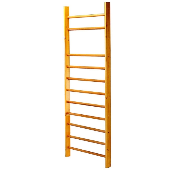 Espaldera de 1 cuerpo en madera de pino con 11 barras