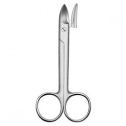 Tijera corta metal 828/10,5 cm curva carl martin