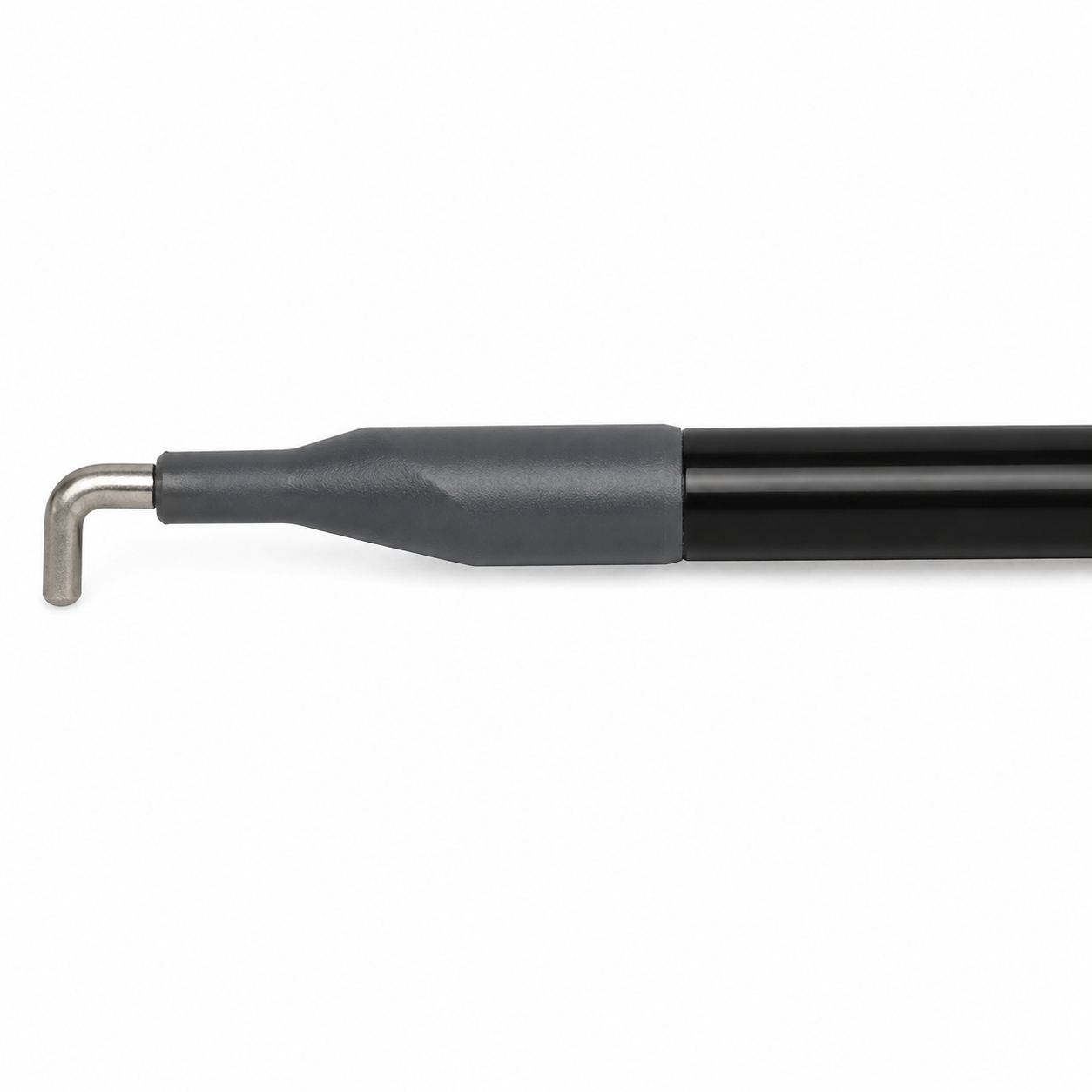 Electrodo L-Hook Monopolar Reutilizable con Ángulo recto y Punta Cerámica Ø5 mm 330 mm