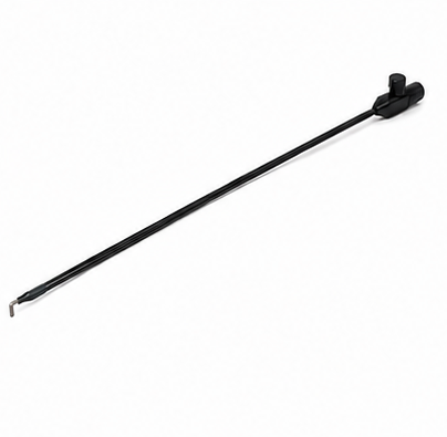 Electrodo L-Hook Monopolar Reutilizable con Ángulo recto y Punta Cerámica Ø5 mm 330 mm