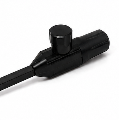 Electrodo L-Hook Monopolar Reutilizable con Ángulo recto y Punta Cerámica Ø5 mm 330 mm