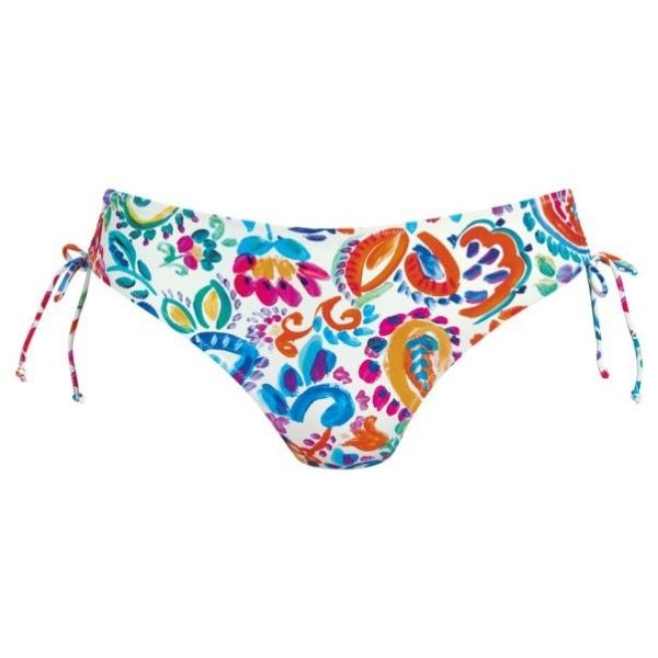 Braguita bikini Lorie blanca multicolor