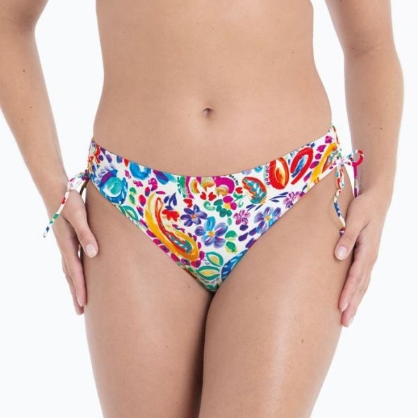 Braguita bikini Lorie blanca multicolor