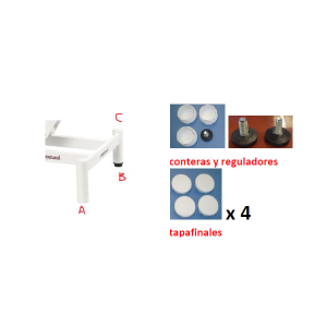 Juego de 4 TACOS/CONTERAS/REGULADOR /TAPONES