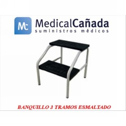 Banquillo 3 tramos acero inoxidable - m010