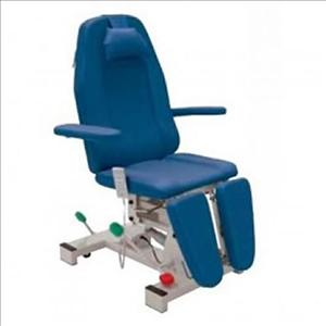 SILLON PARA PODOLOGIA ACERO PINTADO, REGULABLE EN ALTURA HIDRAULICAMENTE, ASIENTO INCLINACION ELECTR