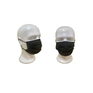 Mascarillas Quirurgicas Negras Tipo IIR con elasticos Caja de 25 unidades