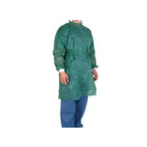 Bata verde impermeable 20 gramos plastificada