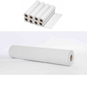 Papel Camilla de 1 capa de pasta de celulosa de 58 cm Caja de 8 Unidades