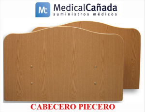 Cabecero/piecero 105 cm roble (melanina)