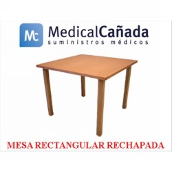 Mesa rectangular rechapada h76xa200xf90 cm