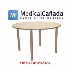 Mesa comedor redonda madera haya d60x76 - 3010