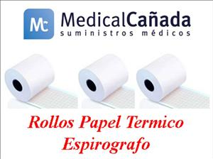 Rollo papel espirometro pony grafic udad