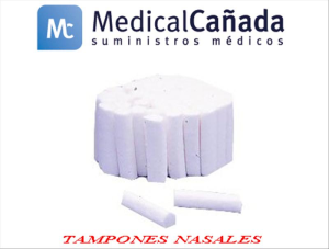 Tampones nasales 4 x 1 cm 50 udes./rollo