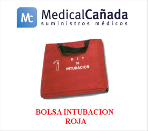 Bolsa intubacion roja