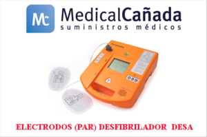 Electrodos (par) desf. desa adulto paramedic