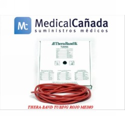 Thera-band tubing rojo medio ø 0,8 cm