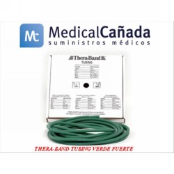 Thera-band tubing verde fuerte ø 0,8 cm