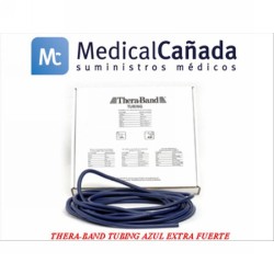 Thera-band tubing azul extra fuerte ø 1 cm