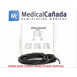 Thera-band tubing negro fuerte especial ø 1,4 cm