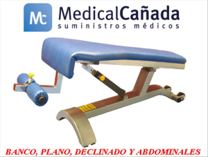 Banco, plano, declinado y abdominales