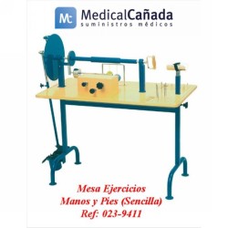 Mesa para ejercicios de manos y pies sencilla