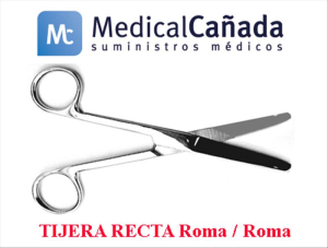 Tijera cirugia 14 cm recta r/r