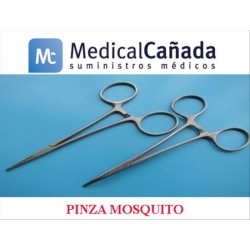 Pinza mosquito 13 cm recta c/d acero inoxidable pak