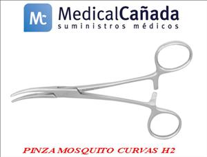 Pinza mosquito curvas h2 14 cm