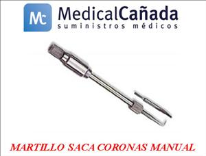 Martillo saca coronas manual