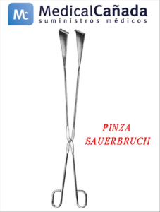 Pinza para desechos sauerbruch 55 cm