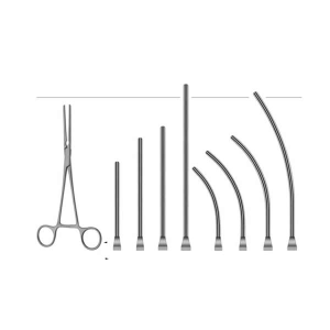 PINZAS-CLAMPS VASCULARES CON DENTADO DE BAKEY 31 cm