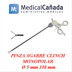 Pinza agarre clinch monopolar ø 5 mm 330 mm - lg002
