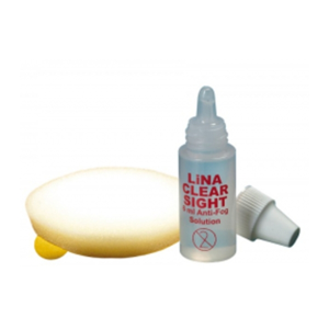 Desempañador de Opticas Antifog LiNA Clear Sight 6 ml y Esponja y Alcohol