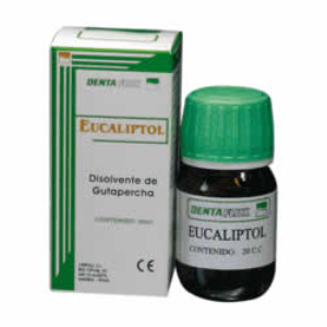 Disolvente de gutapercha. Frasco de eucaliptol de 20 ml Dentaflux.