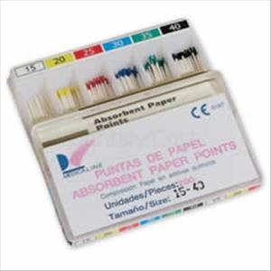 Puntas de papel ISO nº15-40 Medicaline Caja 200 unidades