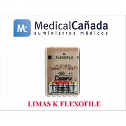 Limas k-flexofile a012c 25 mm nº 15 c/6