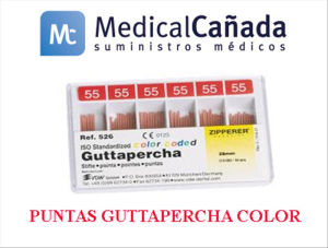 Puntas gutta color 022m 04 nº 15 mf c/120