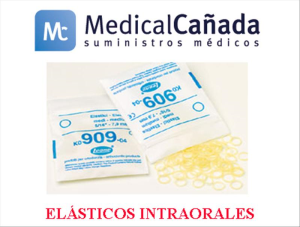 Elasticos Extraorales fuertes ø i 6,4 mm bolsa 10 u.