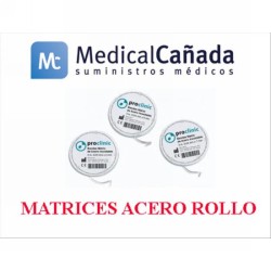 Matrices acero rollo 3 m x 0,04 mm ancho 6 mm