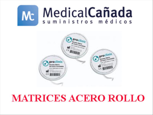 Matrices acero rollo 399c 3 m x 0,03 mm ancho 7 mm