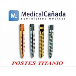 Postes titanio m1 ø 1,05 medianos 9,3 mm tst dentatus